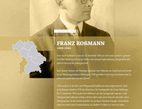 „Lichter gegen das Vergessen“ und Wanderausstellung „Ermordet in Grafeneck, Hartheim und Pirna-Sonnenstein – Die Opfer der ‚Aktion T4‘ aus Bayern“